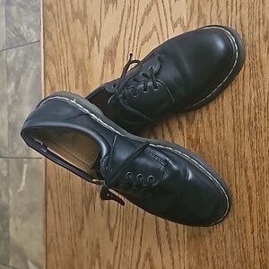 VTG Dr Martens Classic Air Wair Leather Platform Oxfords Men's 15 #8053 (NOTE)